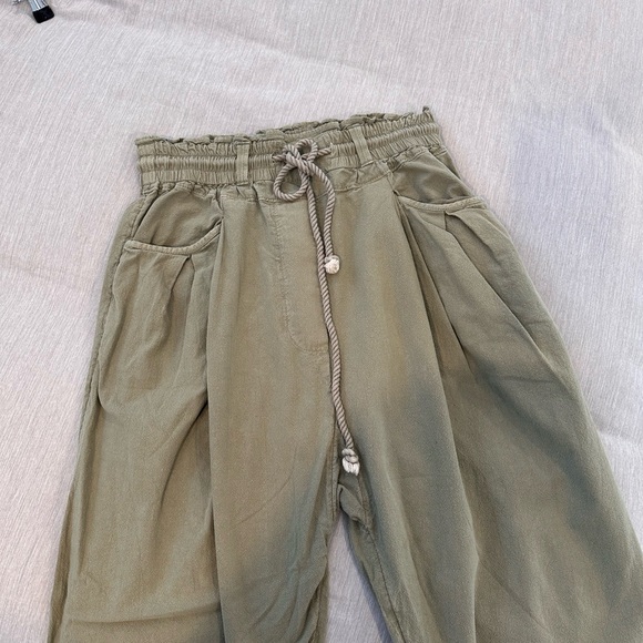 Free People high waist paper bag pants - Picture 4 of 5